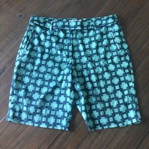 Lady Hagen size 8 aqua/mint/navy blue athletic golf shorts